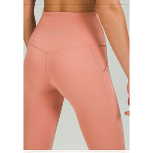 Lululemon Align High-Rise Pant with Pockets 25" Pink‎ Savannah Size 12